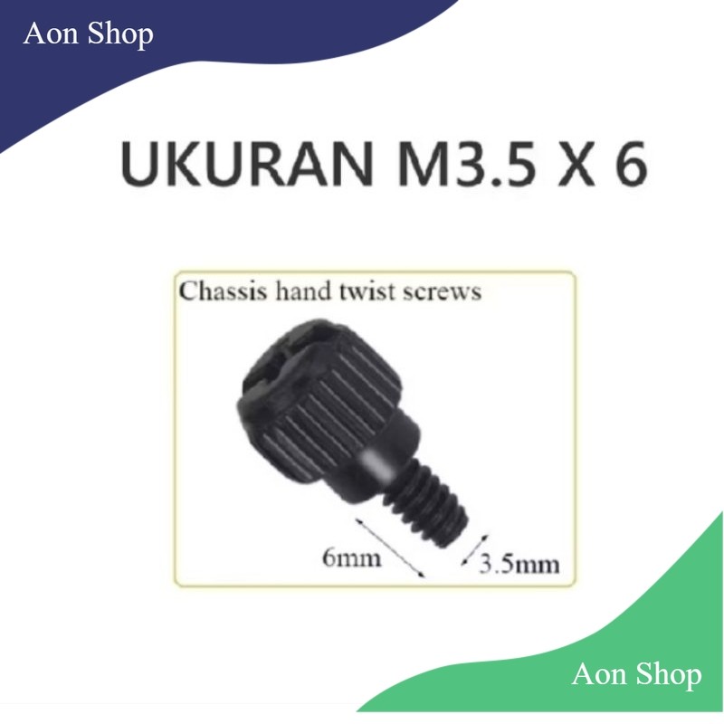 [AS] Baut Skrup Thumbscrew Tutup Casing PC