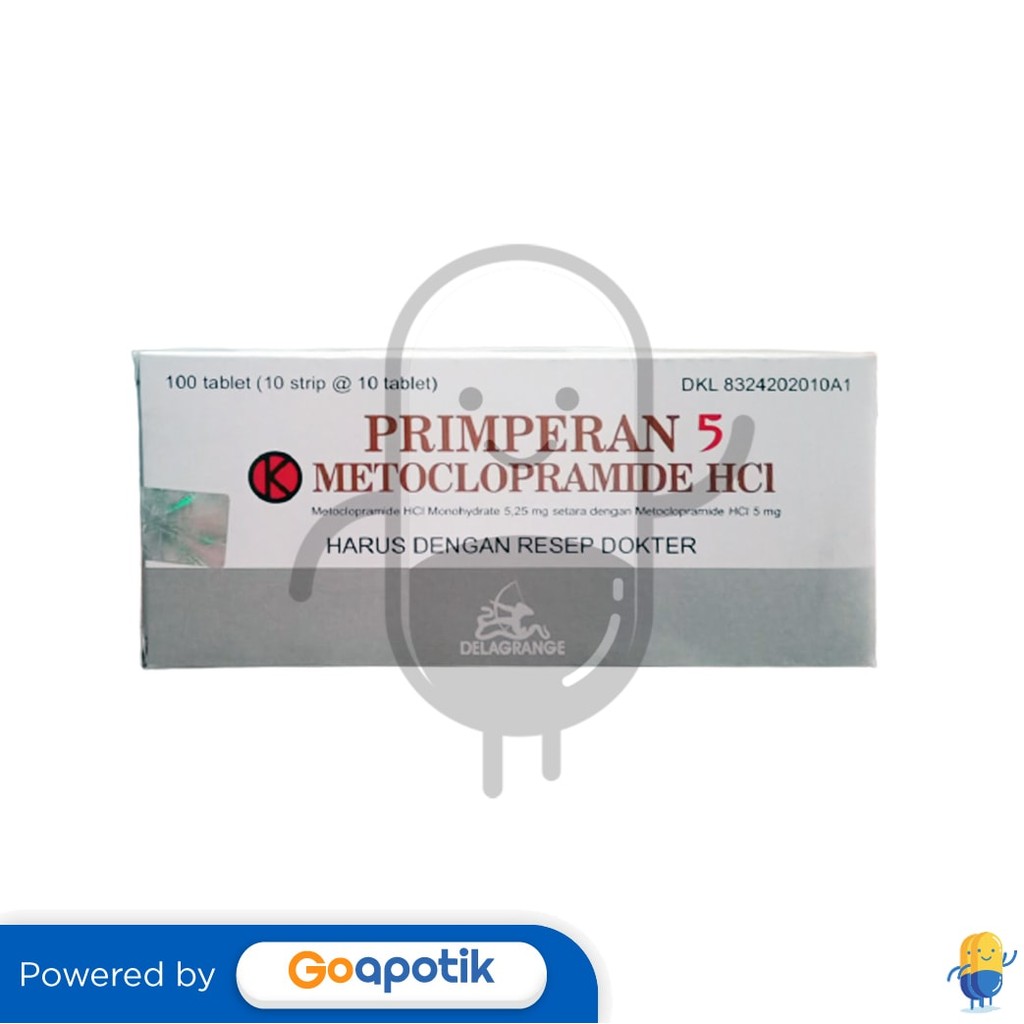 Primperan 5 Mg Box 100 Tablet