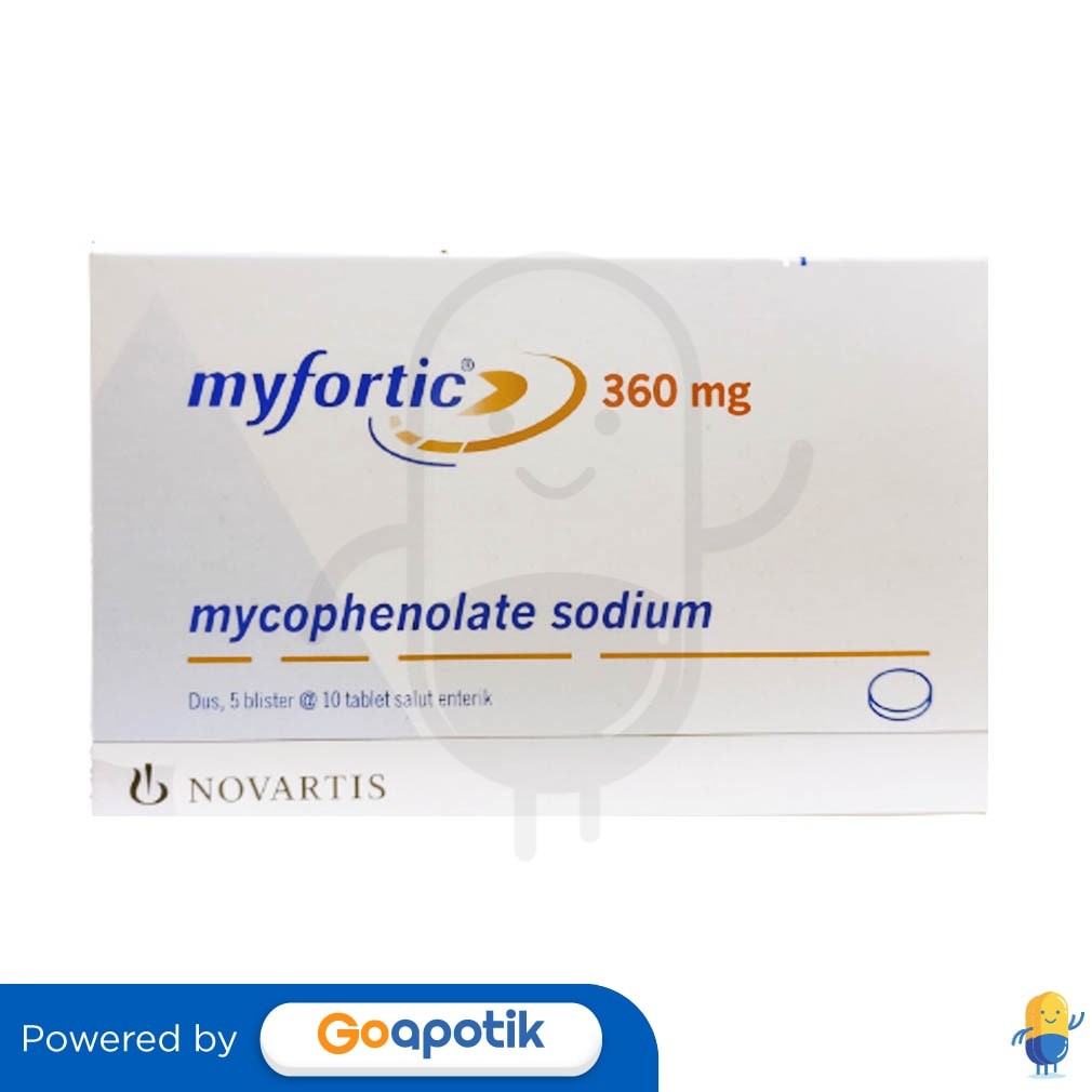 Myfortic 360 Mg Box 50 Tablet