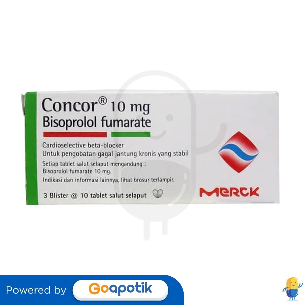 Concor 10 Mg Box 30 Tablet / Hipertensi