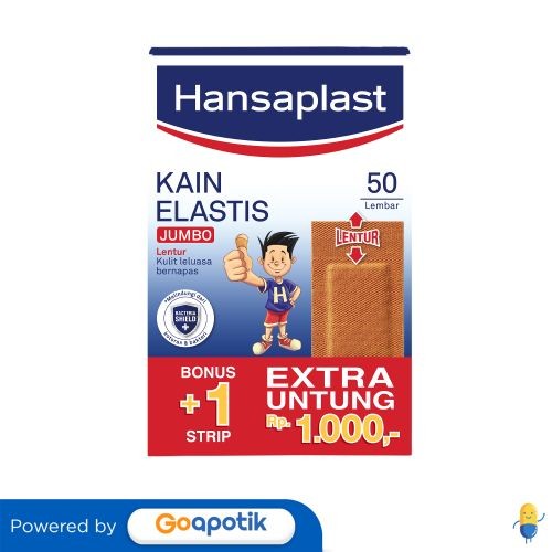 Hansaplast Kain Elastis Jumbo Box 50 + 1 Lembar
