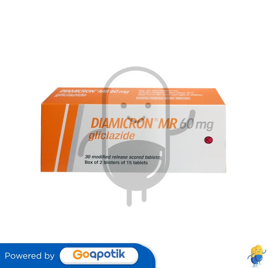 Diamicron Mr 60 Mg Box 30 Tablet