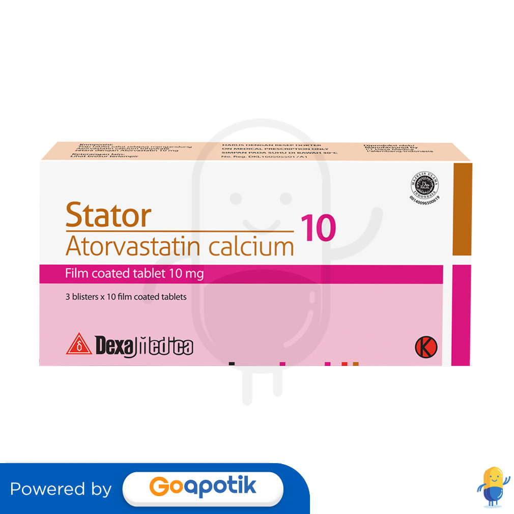 Stator 10 Mg Box 30 Tablet