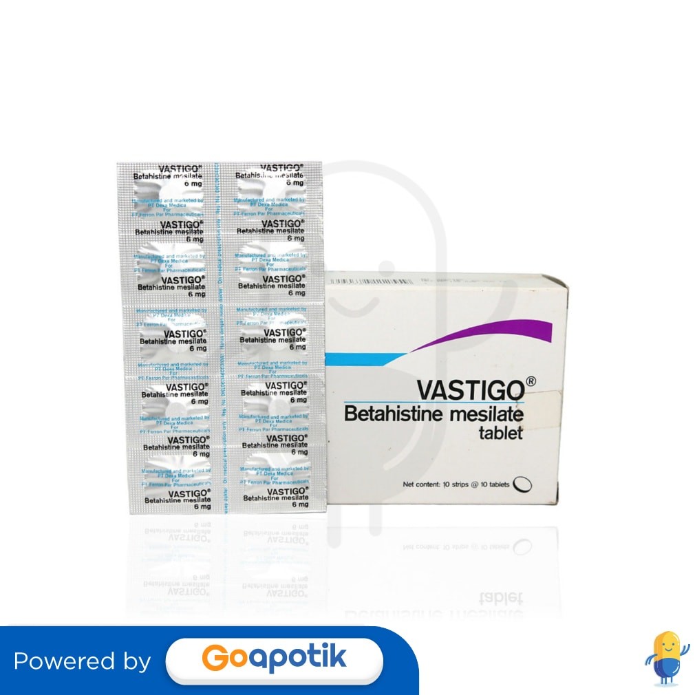 Vastigo 6 Mg Box 100 Tablet