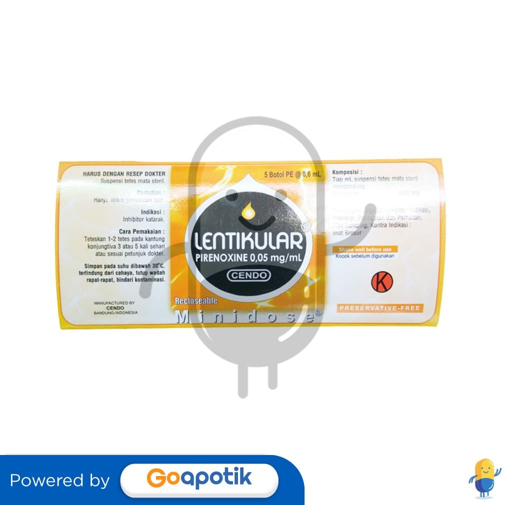 Cendo Lentikular 5 X 0,6ml Mini Dose