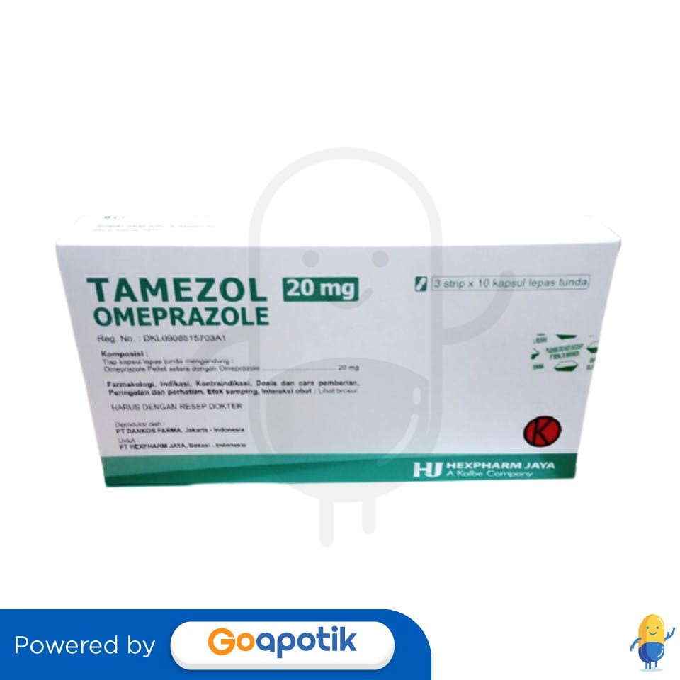 Tamezol 20 Mg Box 30 Kapsul