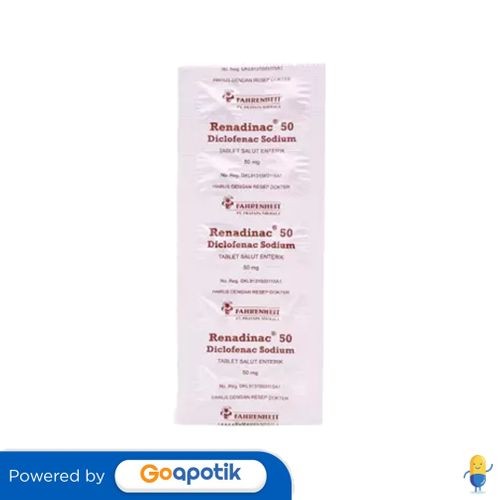 Renadinac 50 Mg Strip 10 Tablet