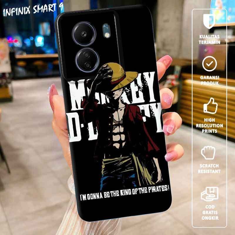 SOFTCASE PRO CAMERA GAMBAR ONE PIECE FOR INFINIX SMART 9  - COD