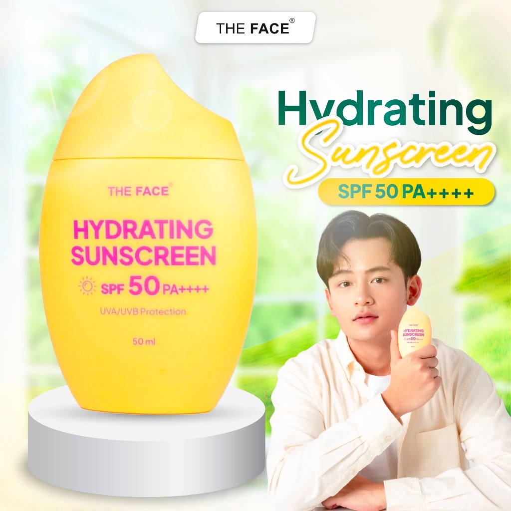 THE FACE Hydrating Sunscreen SPF50 50 ml