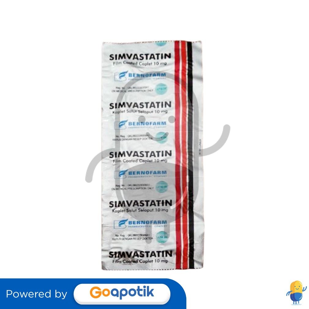 Simvastatin Bernofarm 10 Mg Strip 10 Tablet