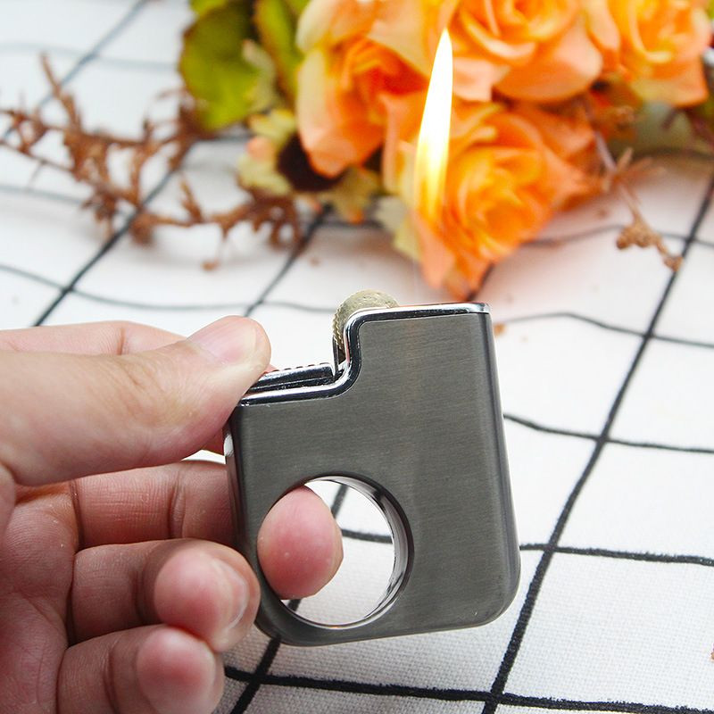 COD - Creative Fun Ring Grinding Lighter Mancis Korek Api Roda Las Gift -Aviola22_Store