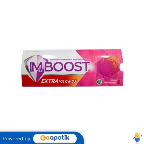 Imboost Extra Vit C Dan D3 Strip 8 Kaplet