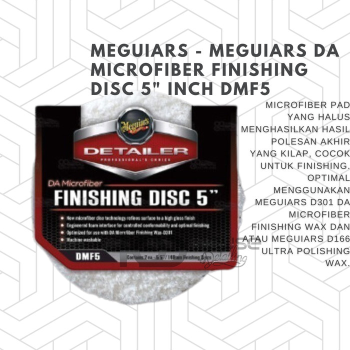 Meguiars - Meguiars DA Microfiber Finishing Disc 5" inch DMF5