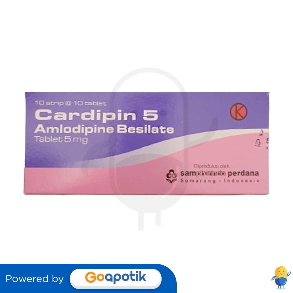 Cardipin 5 Mg Box 100 Tablet