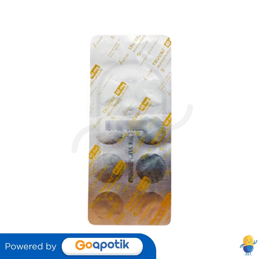 Truvaz 40 Mg Strip 10 Tablet