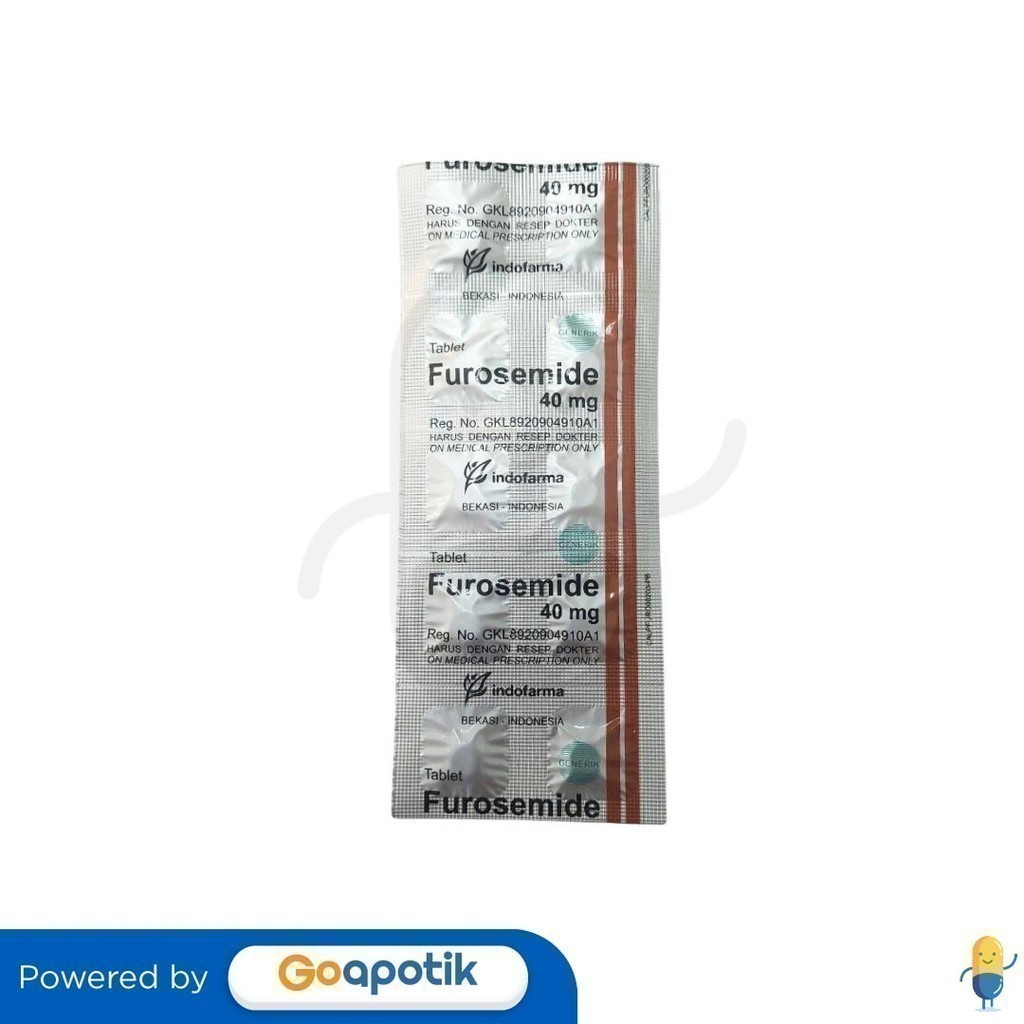 Furosemide Indofarma 40 Mg Strip 10 Tablet