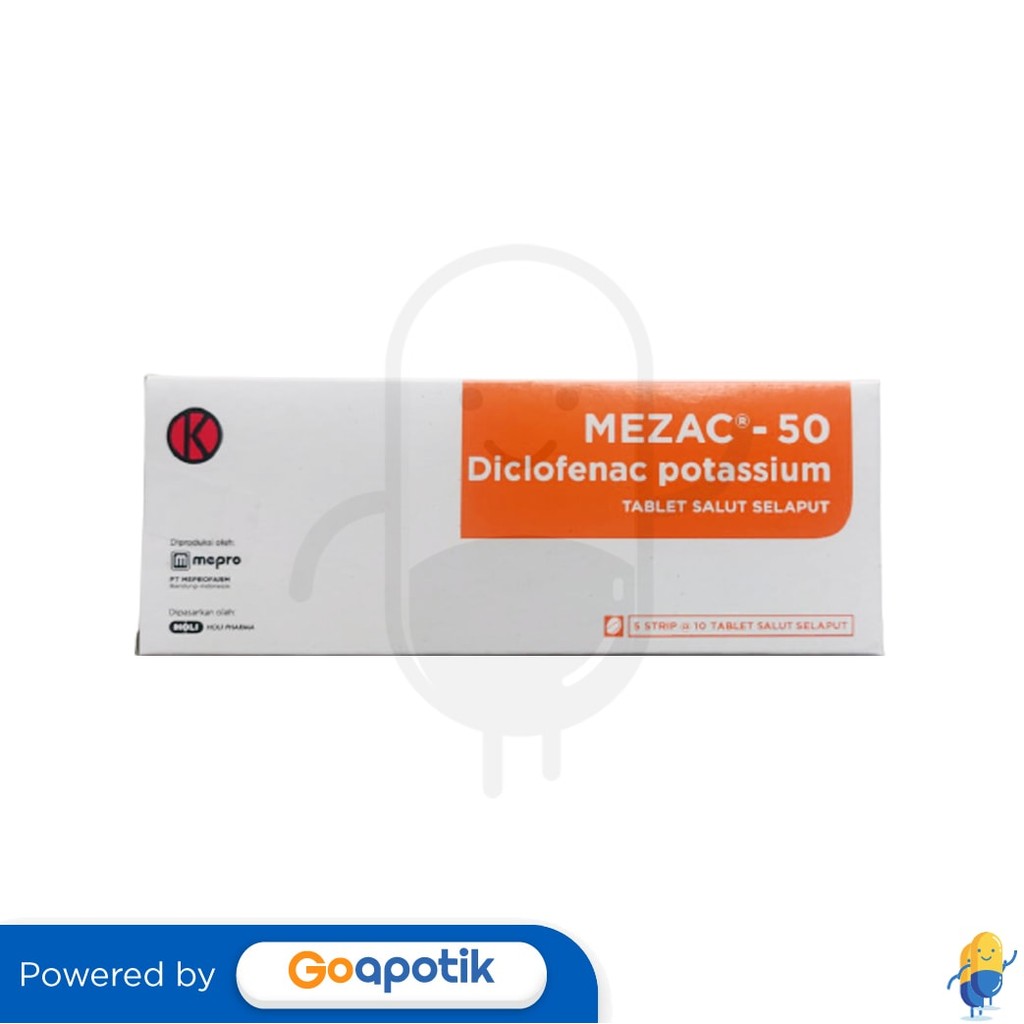 Mezac 50 Mg Box 50 Tablet