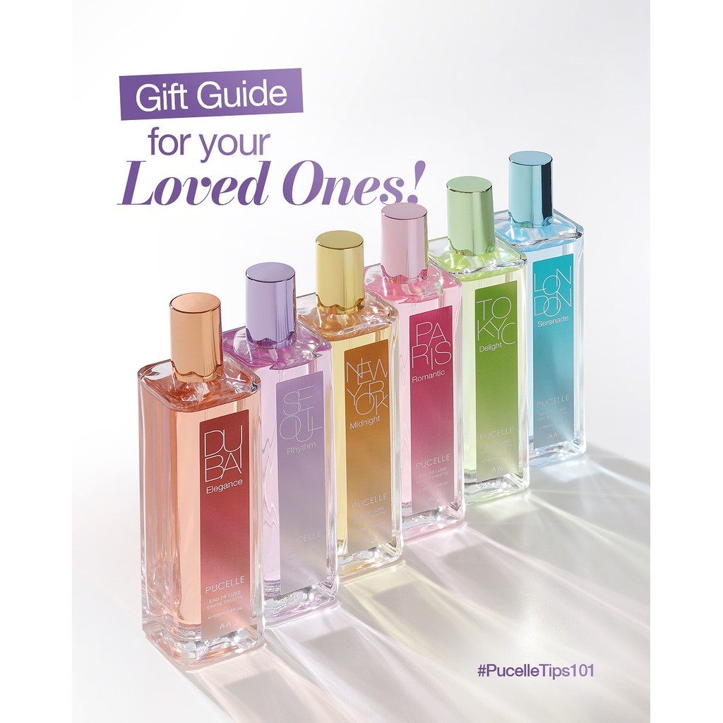 PUCELLE EAU DE LUXE EAU DE TOILETTE BOTOL KACA 100ML