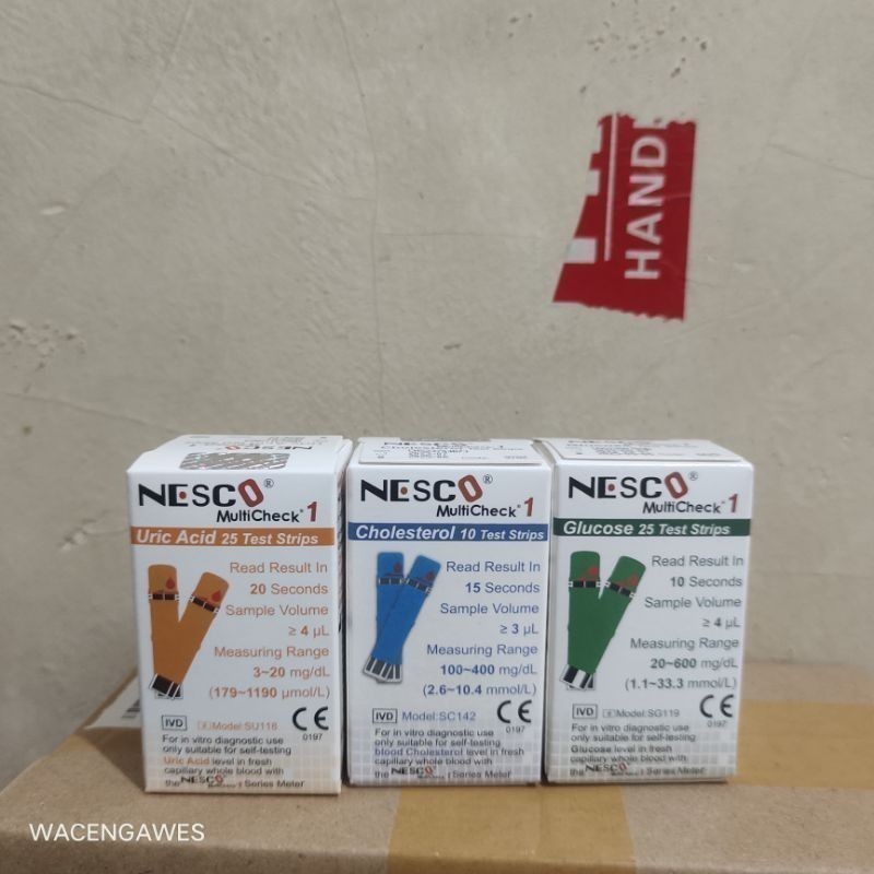 Nesco strip gula/AU/kolesterol