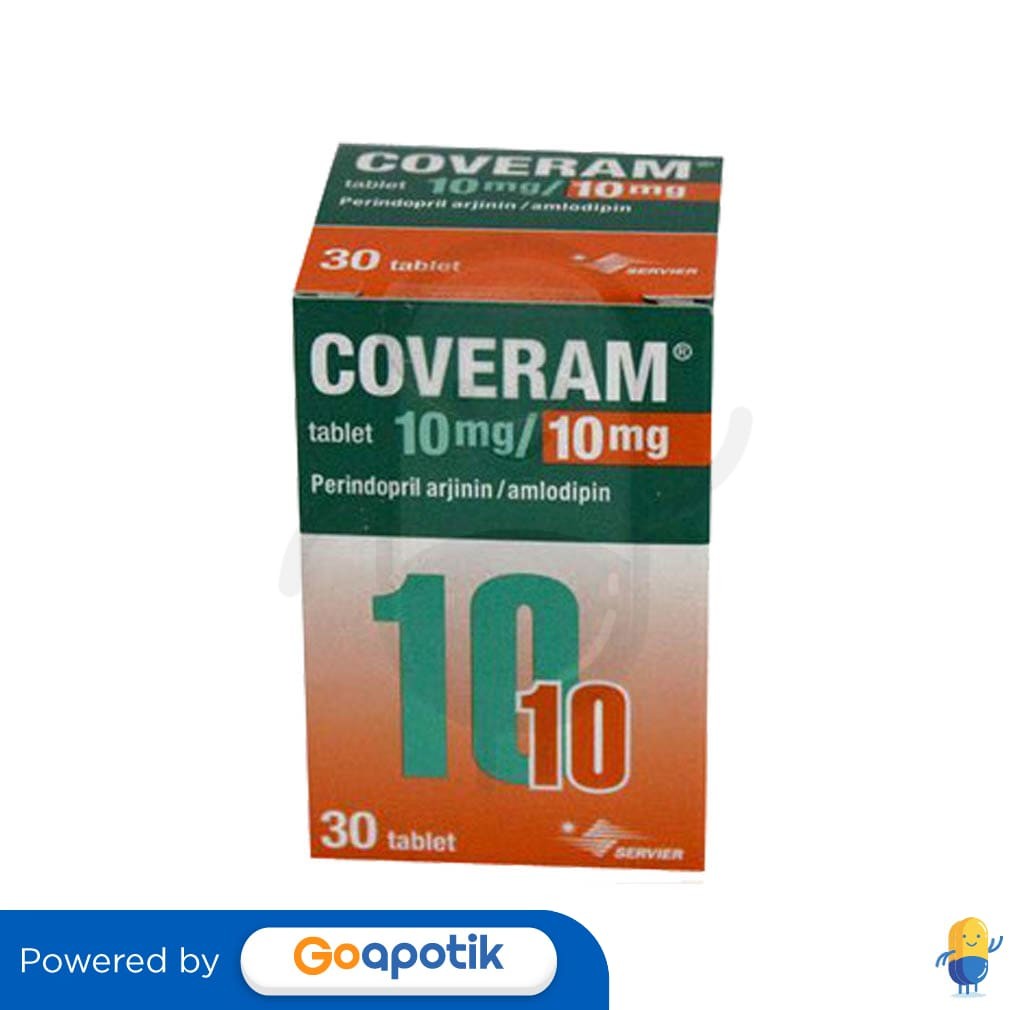 Coveram 10/10 Mg Botol 30 Tablet