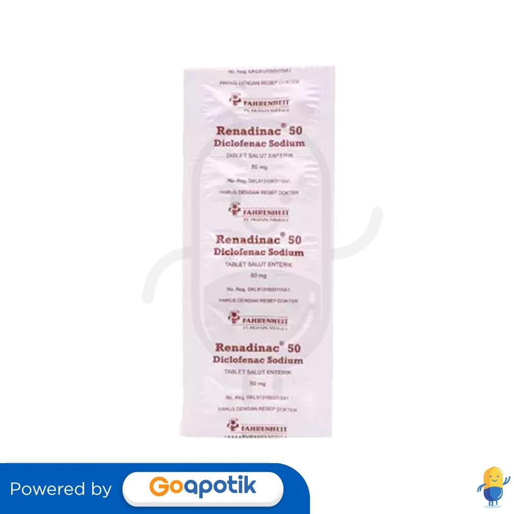 Renadinac 50 Mg Strip 10 Tablet