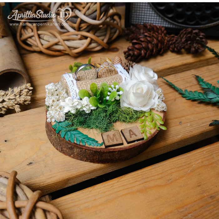 RING BOX | KOTAK CINCIN WOOD SLICE