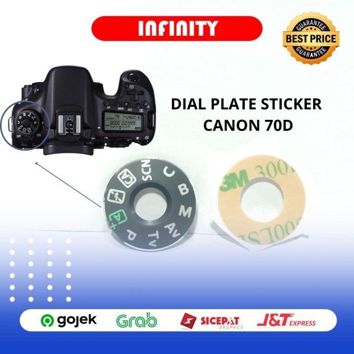 Dial mode plate canon 70D