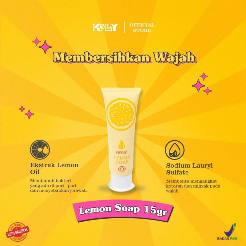 Kelly Lemon Soap 15gr