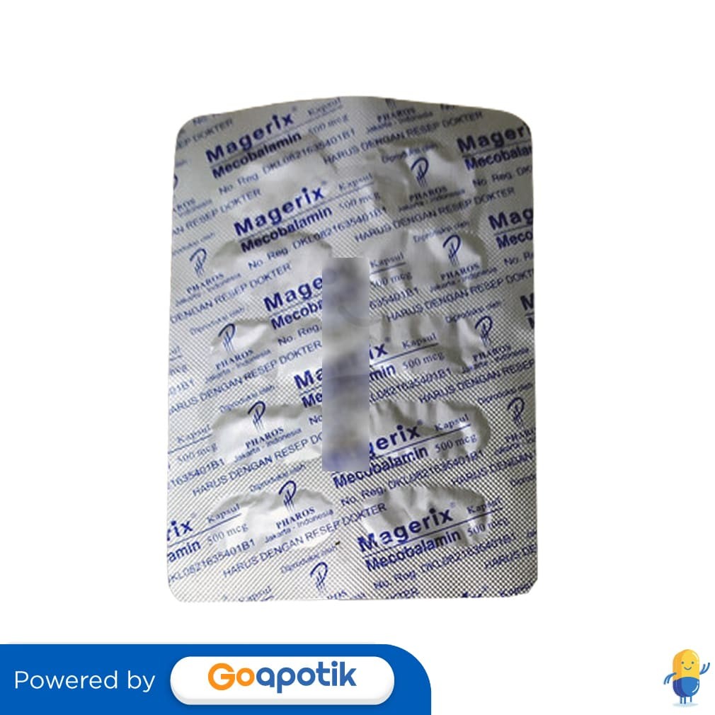 Magerix 500 Mcg Strip 10 Kapsul