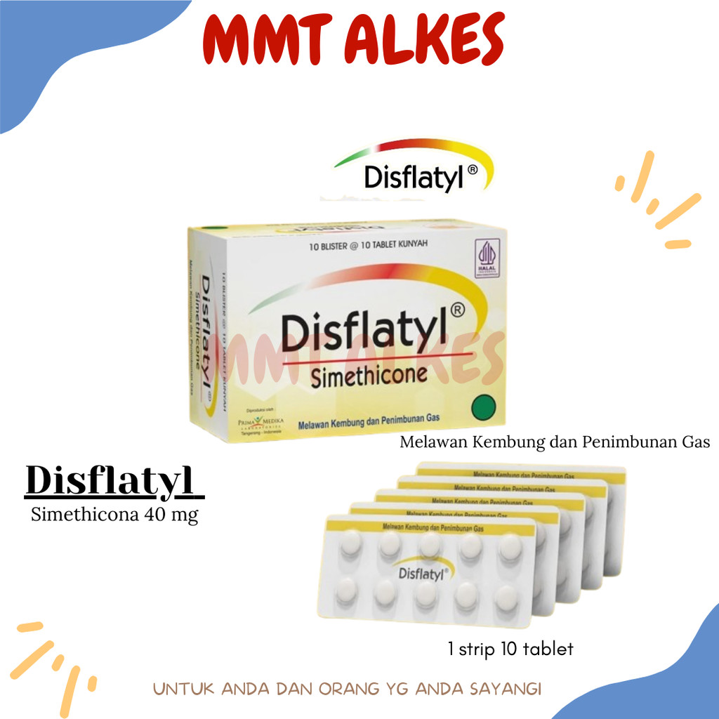 DISFLATYL 40 MG (Per STRIP)