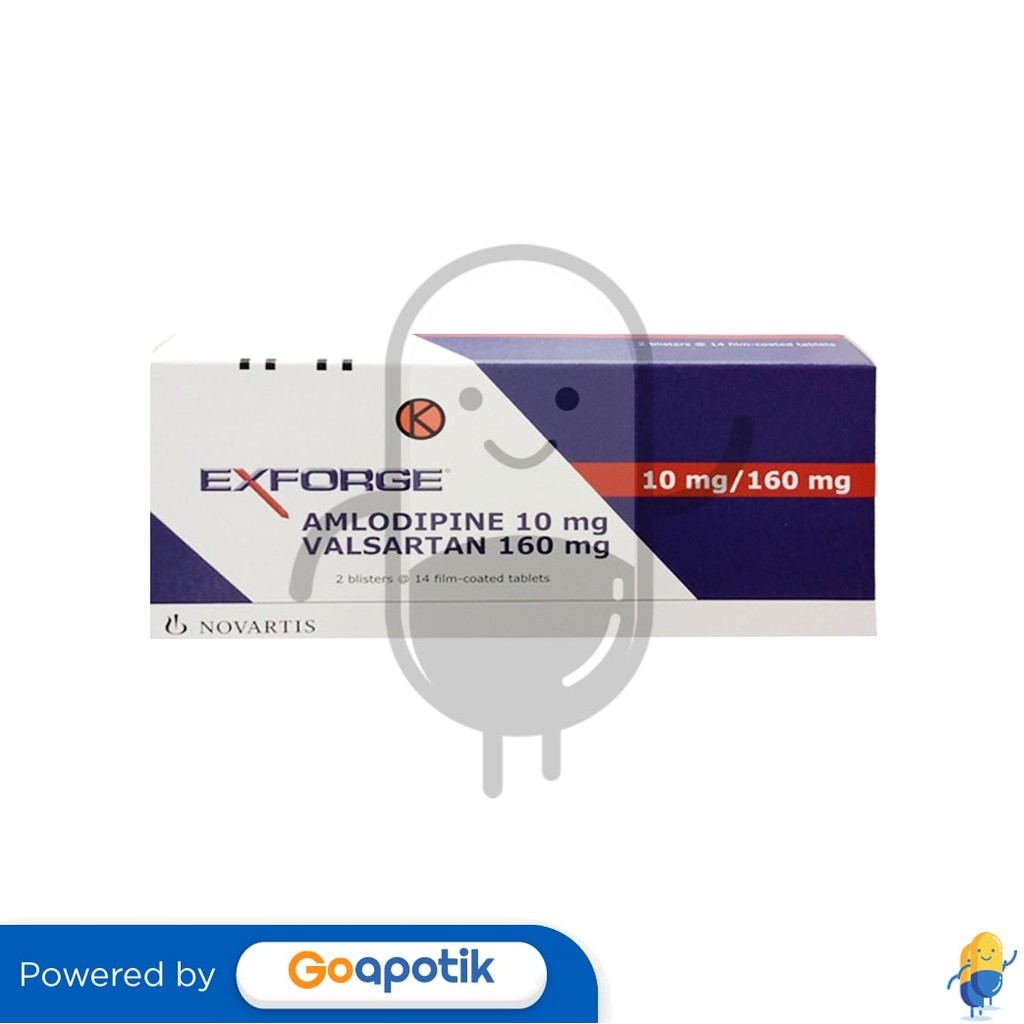 Exforge 10/160 Mg Box 28 Tablet