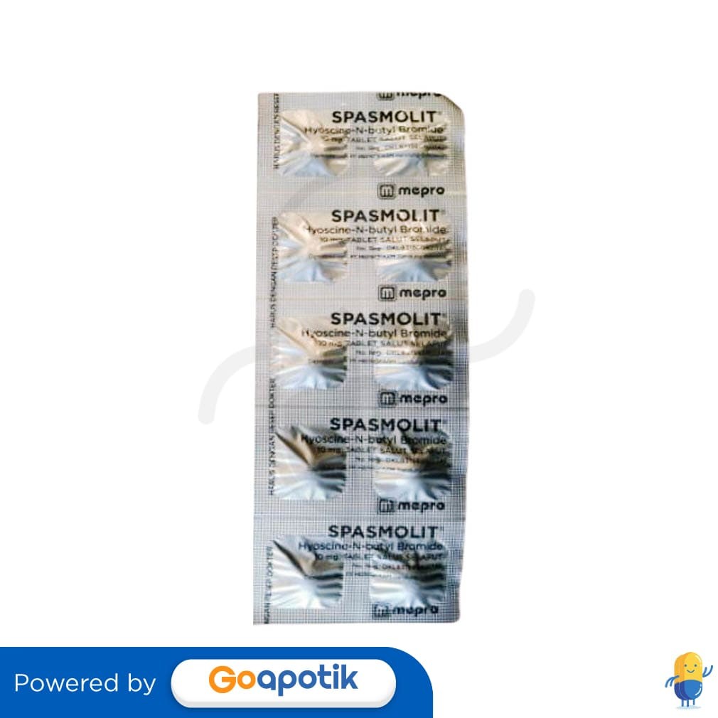 Spasmolit 10 Mg Strip 10 Tablet