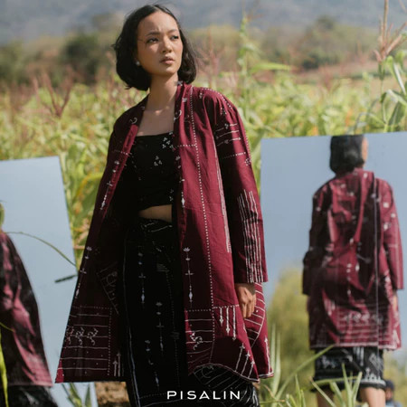 Pisalin - Gaia Outer Batik Cap Lurik