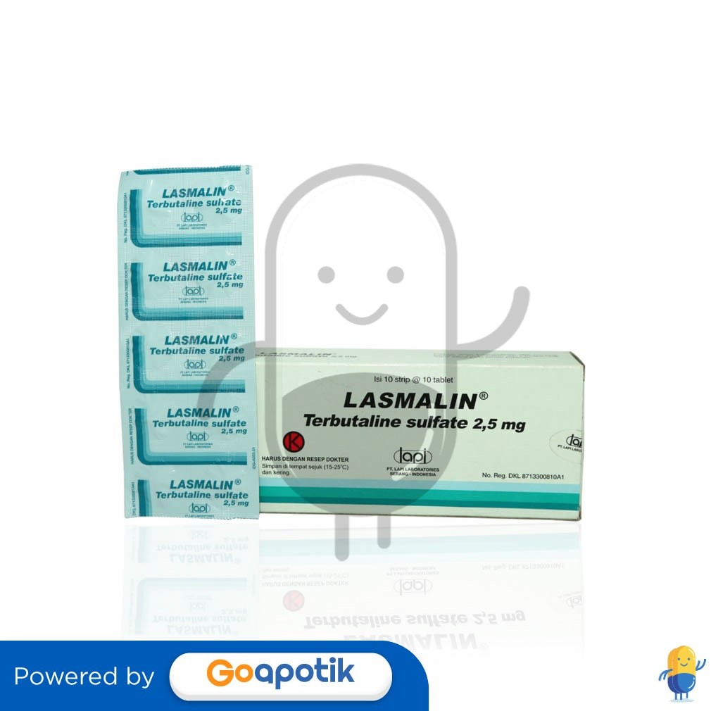 Lasmalin 2.5 Mg Box 100 Tablet