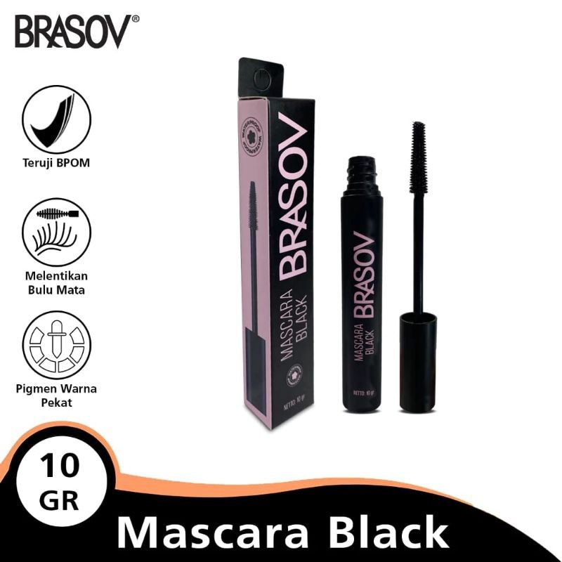 Brasov Mascara Black Waterproof