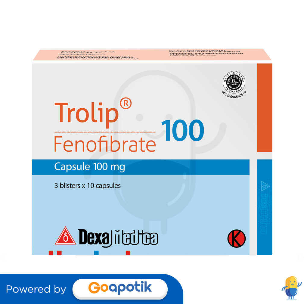 Trolip 100 Mg Box 30 Kapsul