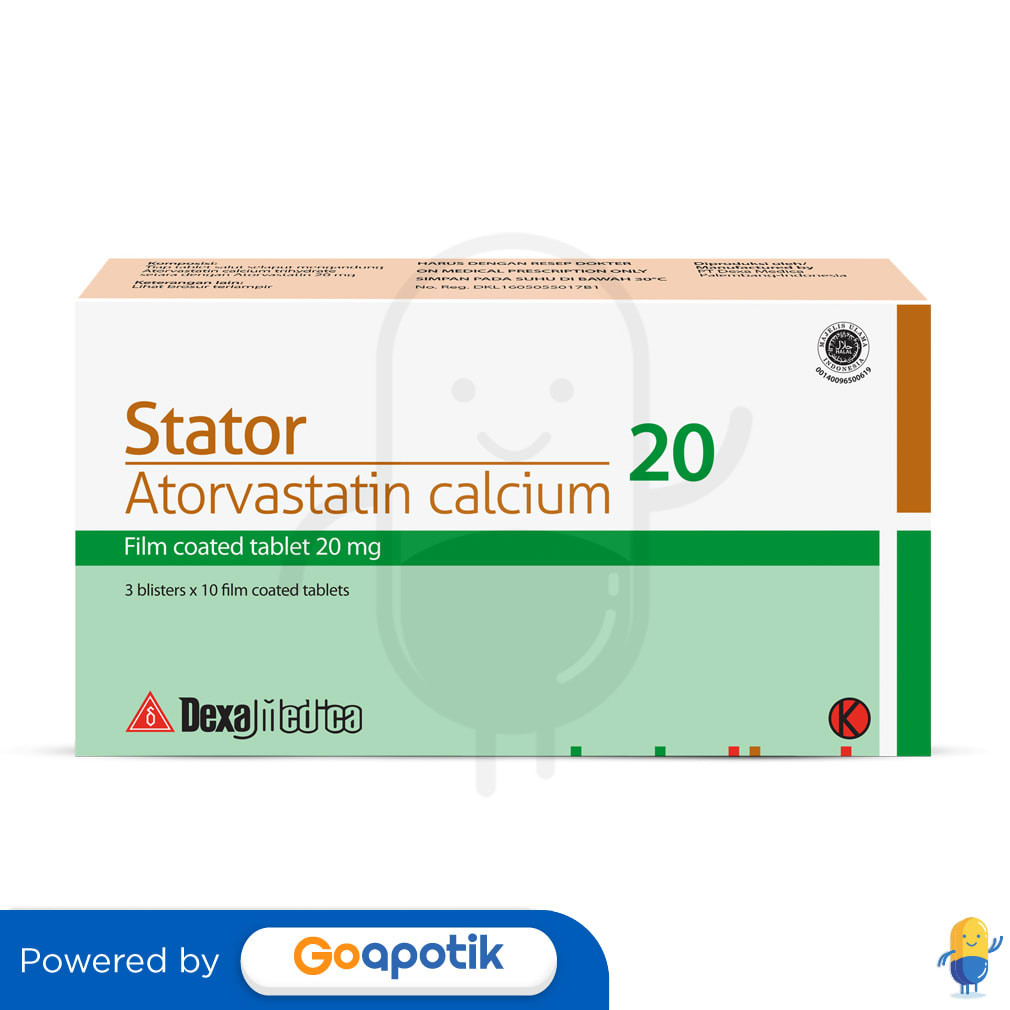 Stator 20 Mg Box 30 Tablet