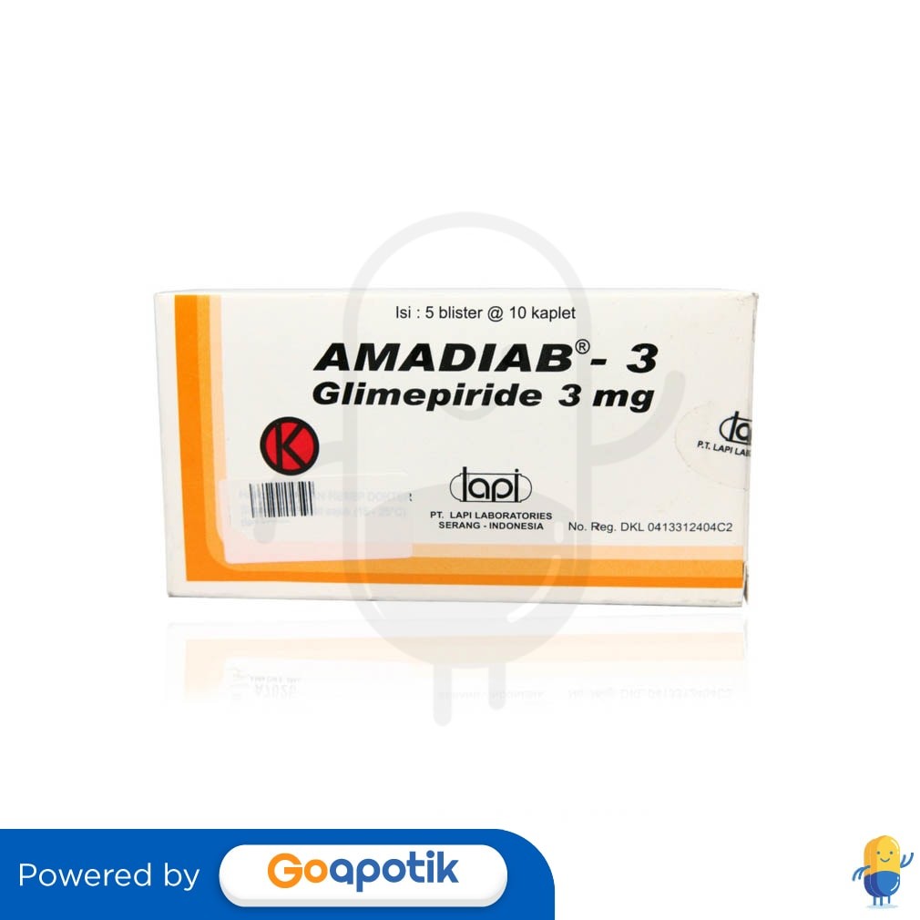 Amadiab 3 Mg Box 50 Kaplet