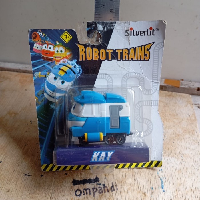 ZS34 diecast mainan robot train silverlit
