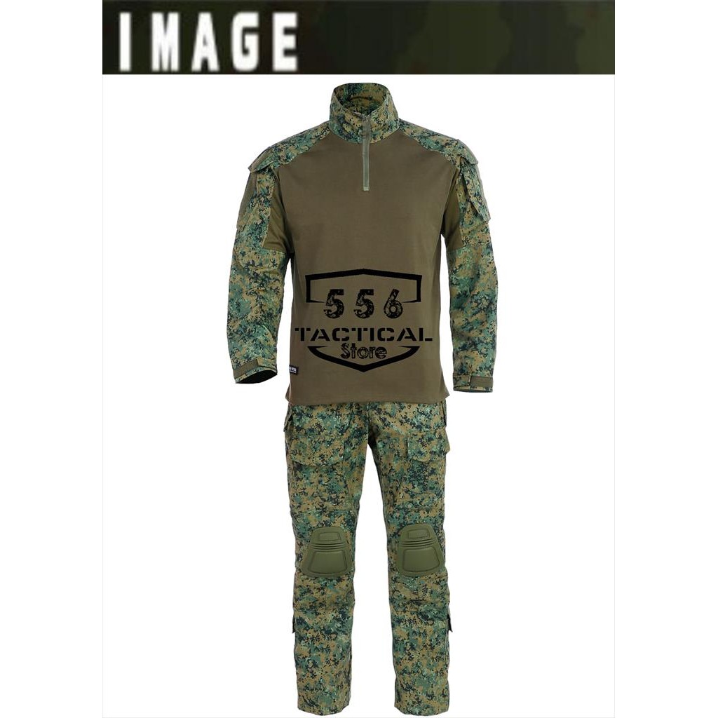 Combat Set G3 Loreng Singapura Set