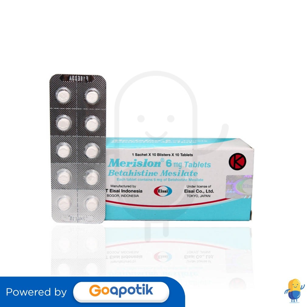 Merislon 6 Mg Blister 10 Tablet