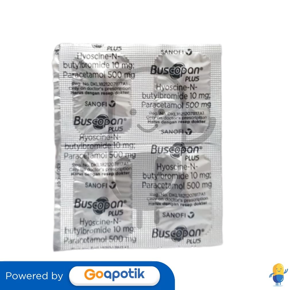 Buscopan Plus Strip 4 Tablet