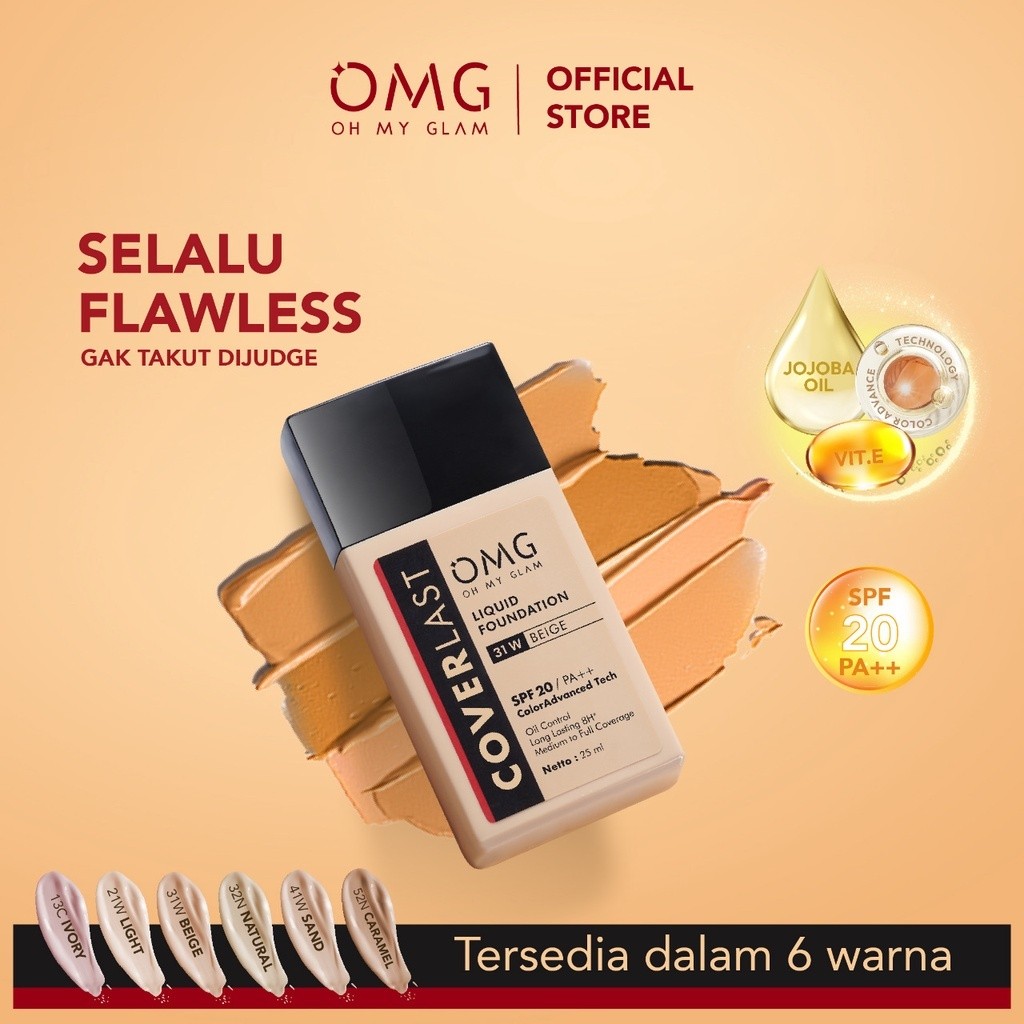 OMG COVERLAST LIQUID FOUNDATION 25ML
