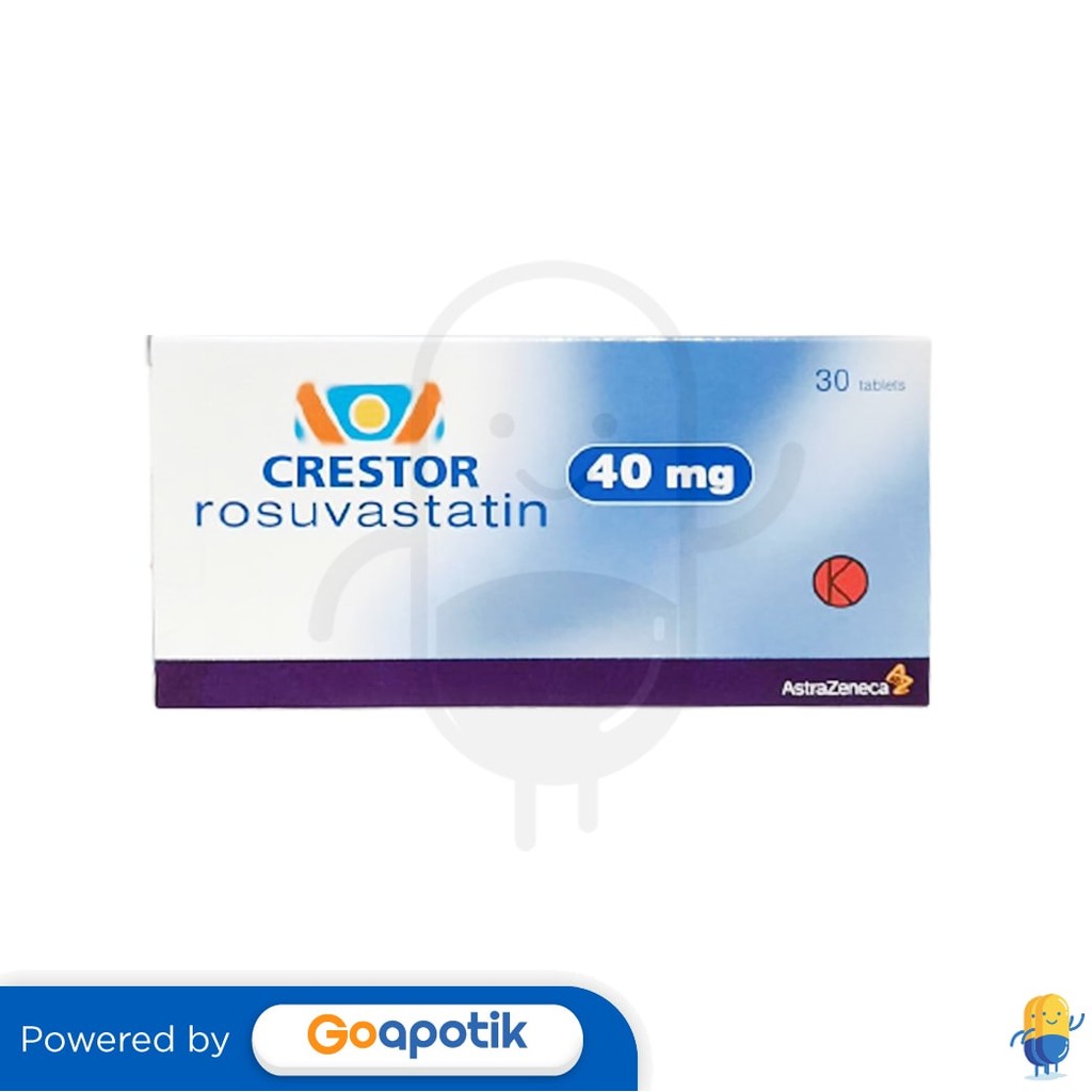 Crestor 40 Mg Box 30 Tablet