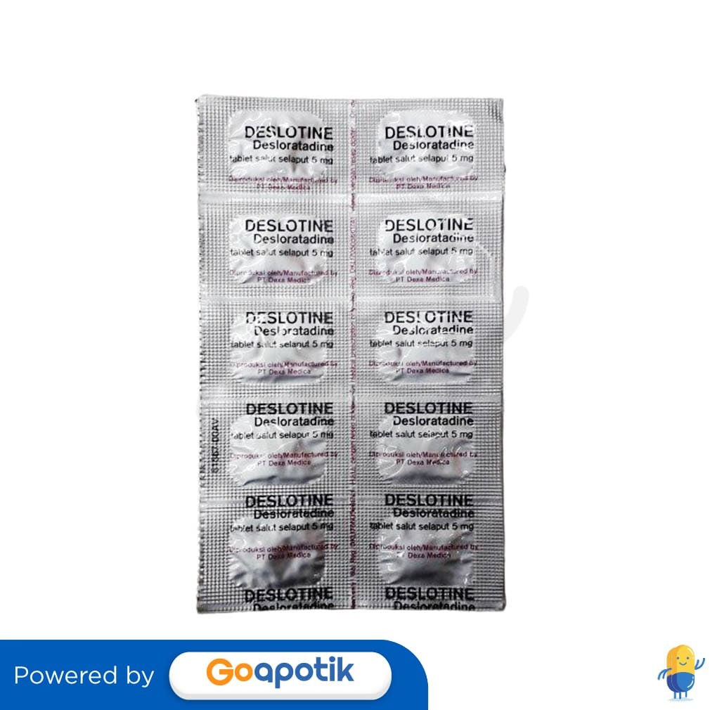 Deslotine 5 Mg Strip 10 Tablet