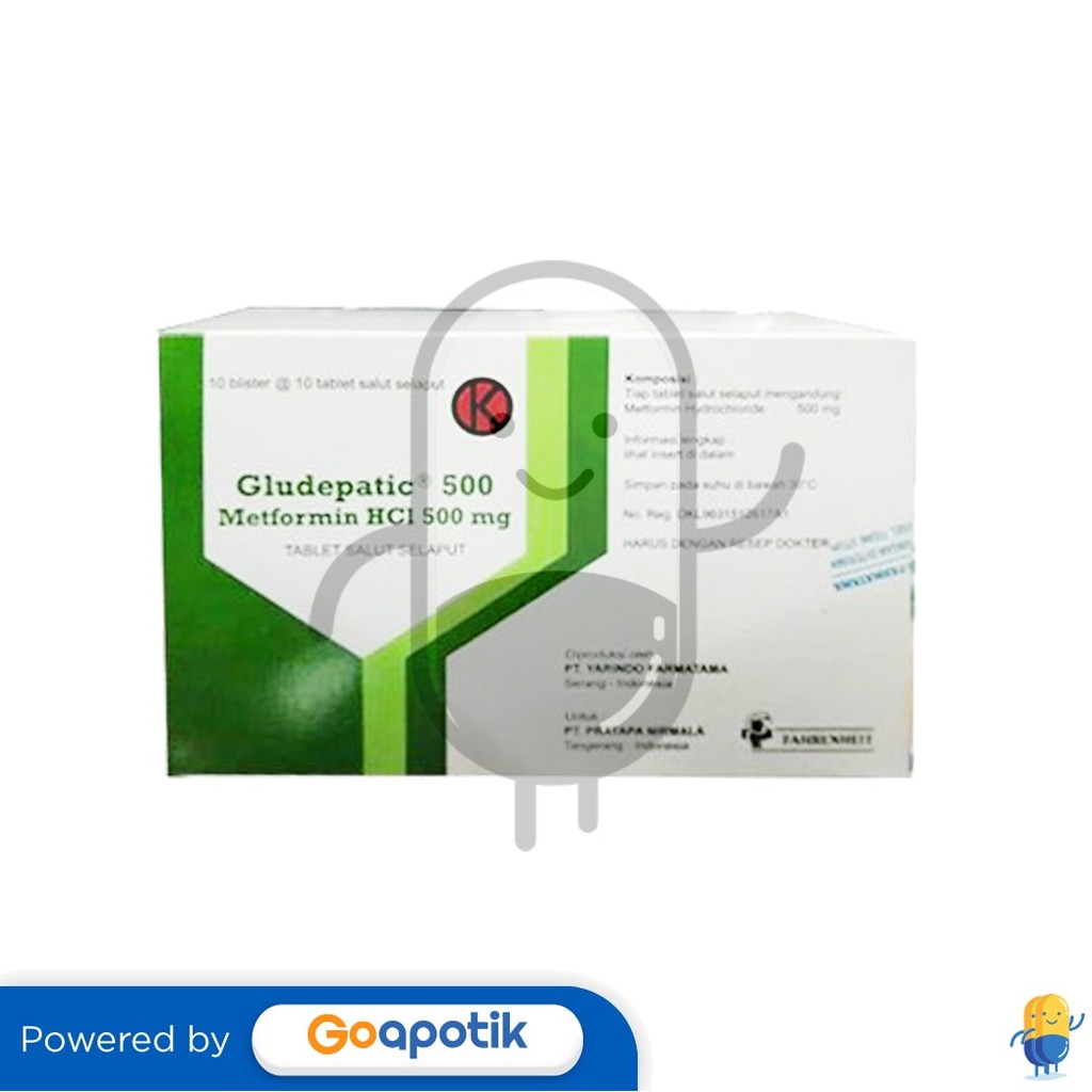 Gludepatic 500 Mg Box 100 Tablet
