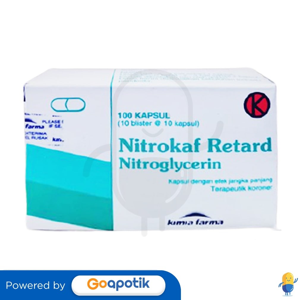 Nitrokaf Retard 2.5 Mg Box 100 Kapsul