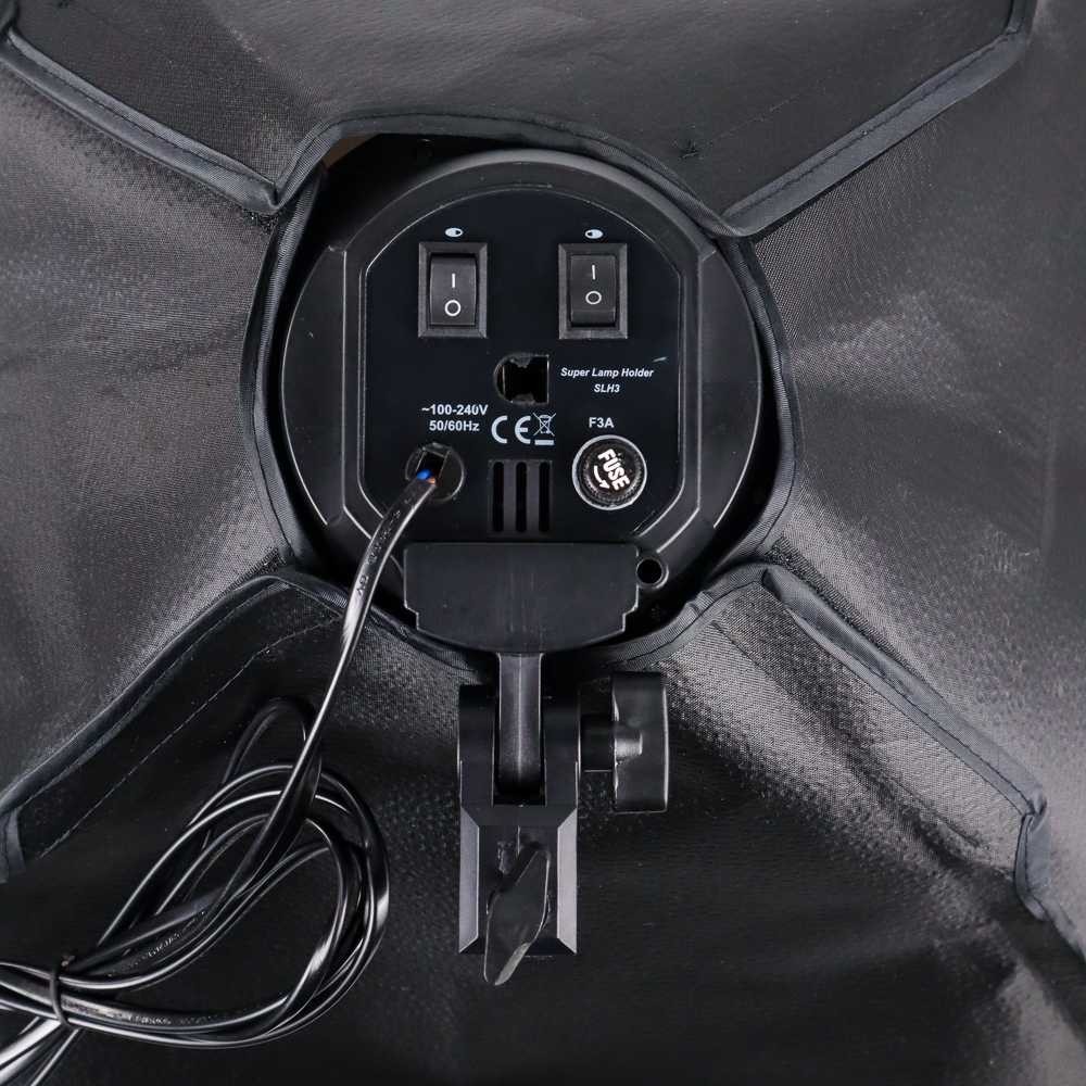 LATHIFSHP STUDIO Payung Softbox Reflektor 50x70cm E27 Four Lamp Socket - KS65