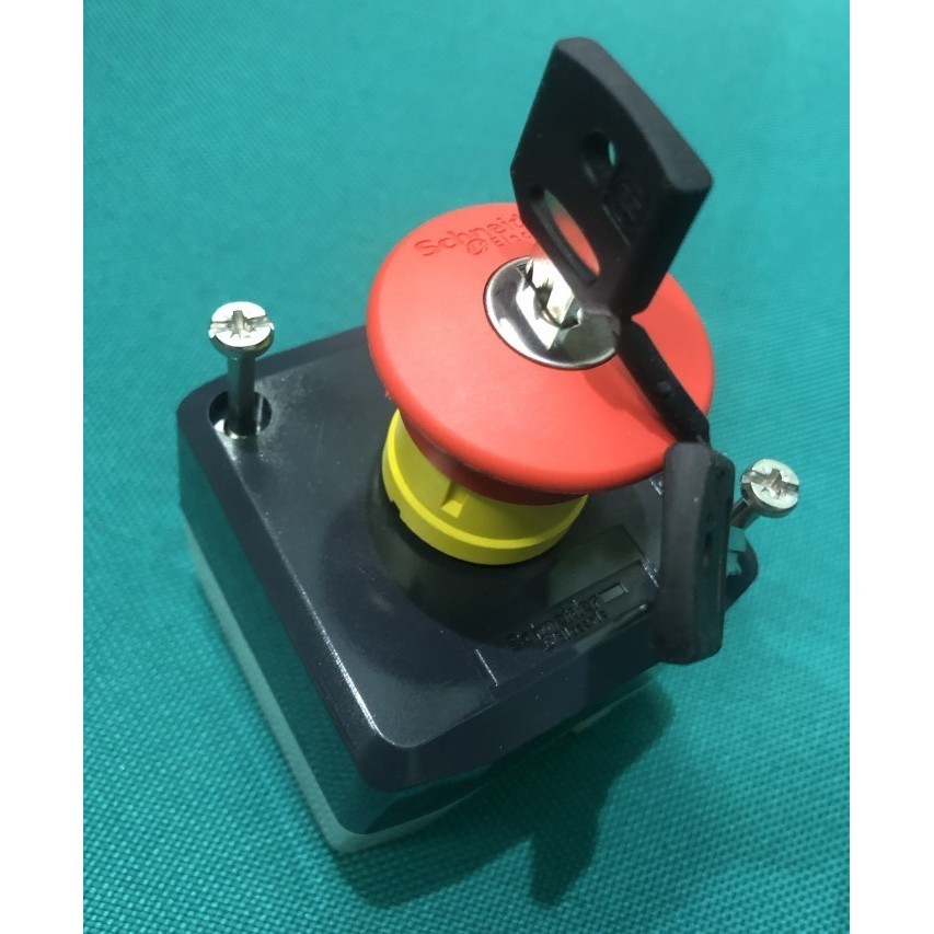 SCHNEIDER EMERGENCY STOP KEY RELEASE COMPLETE BOX