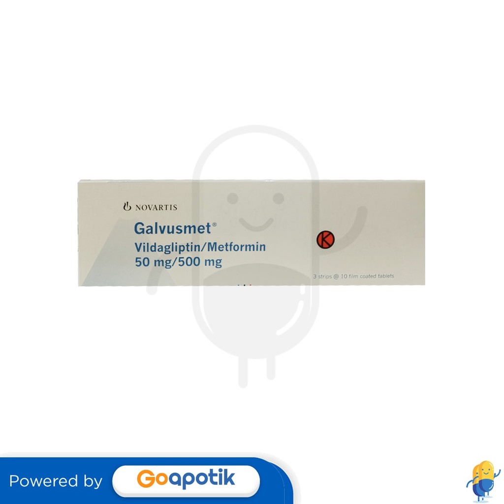 Galvusmet 500 Mg Box 30 Tablet